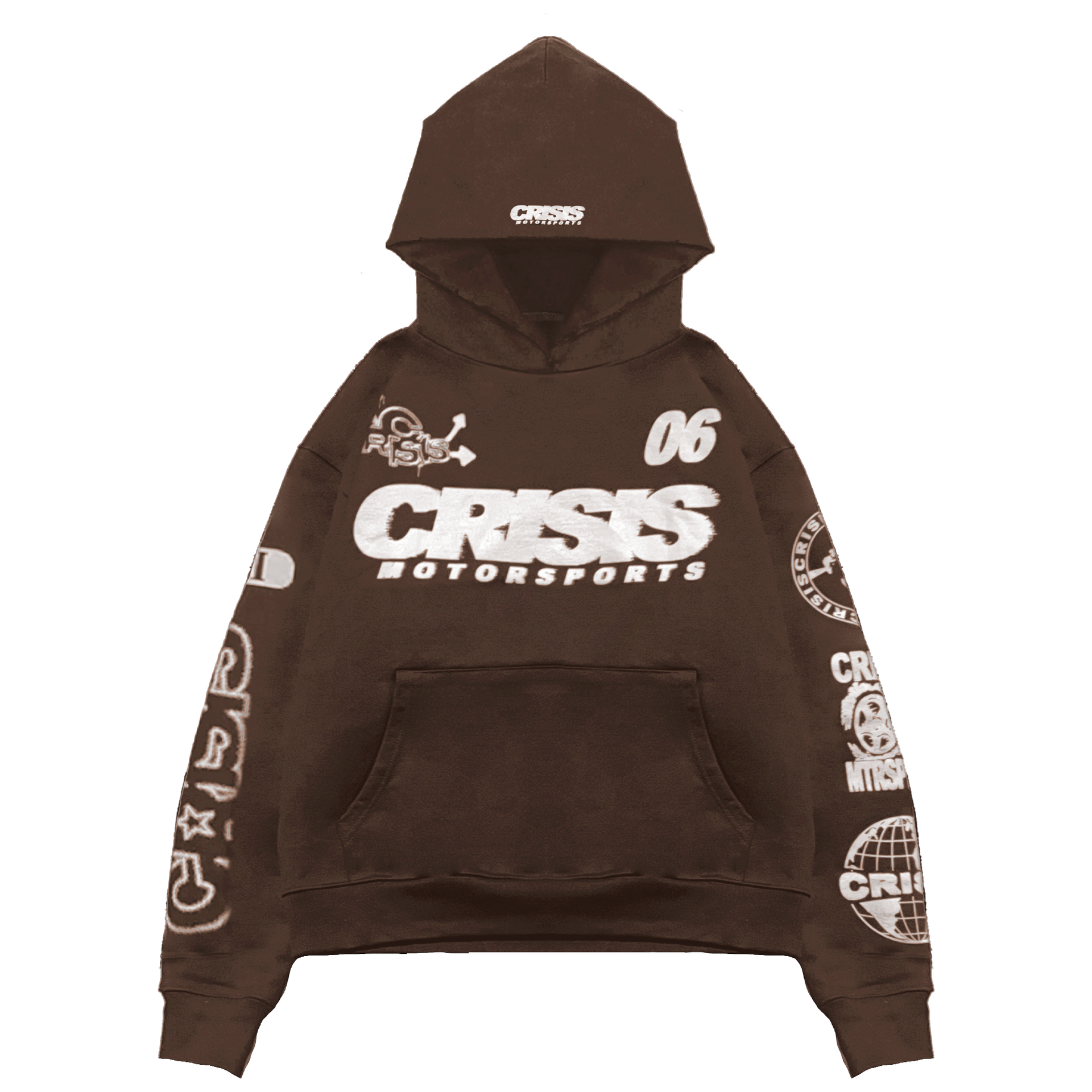 Motorsport Hoodie Brown