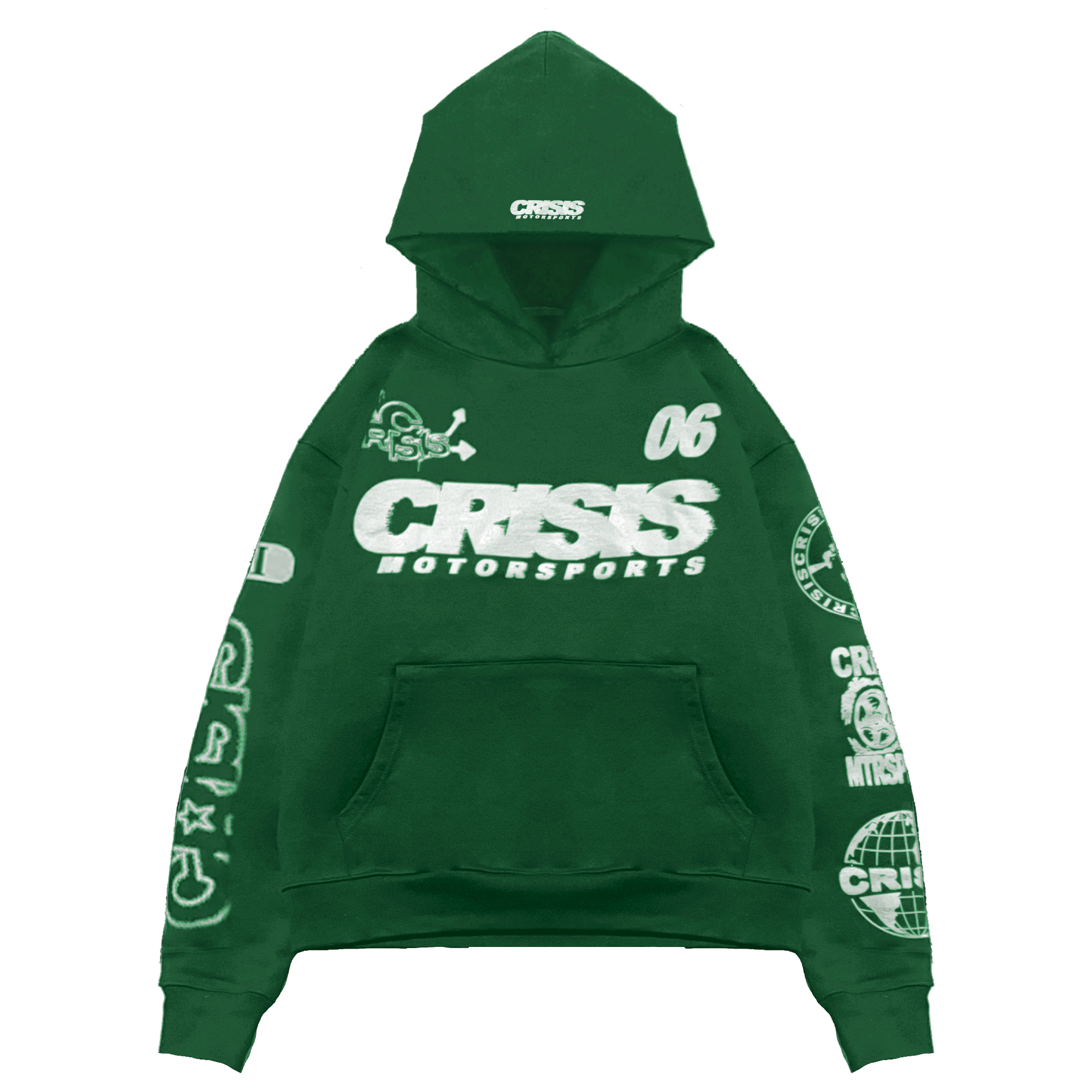 Motorsport Hoodie Green